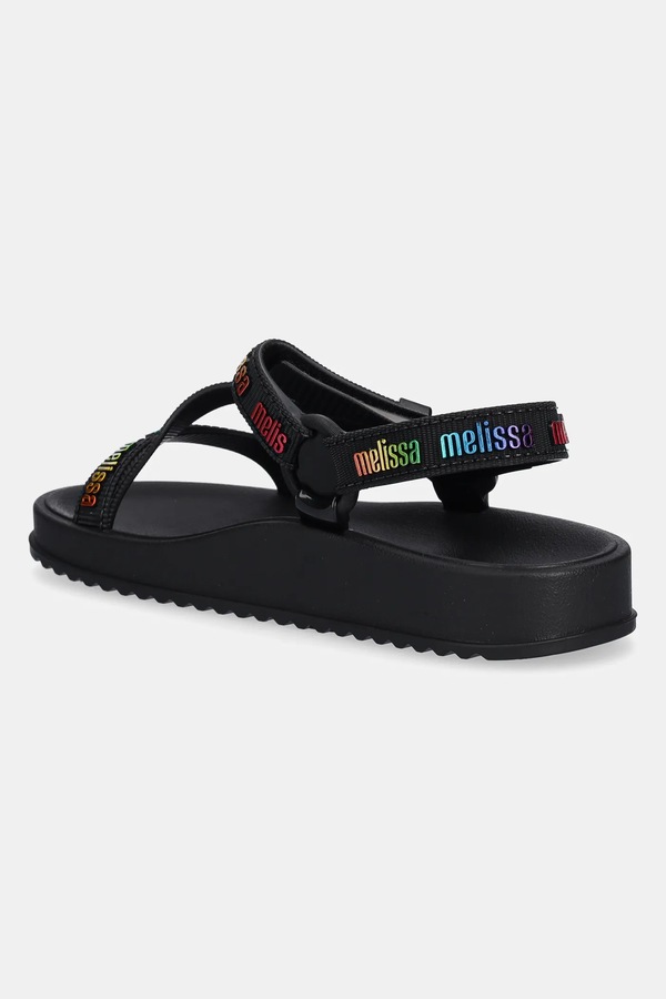 Босоножки детские Melissa STRIPES M LOVER INF цвет черный фото 2