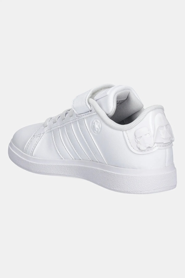 Дитячі кросівки adidas STAR WARS Grand Court 2.0 колір білий фото 2