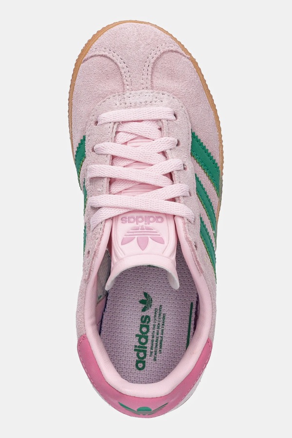 Дитячі кросівки adidas Originals GAZELLE колір рожевий фото 4