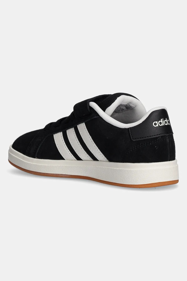 Дитячі кросівки adidas GRAND COURT 00s колір чорний фото 2