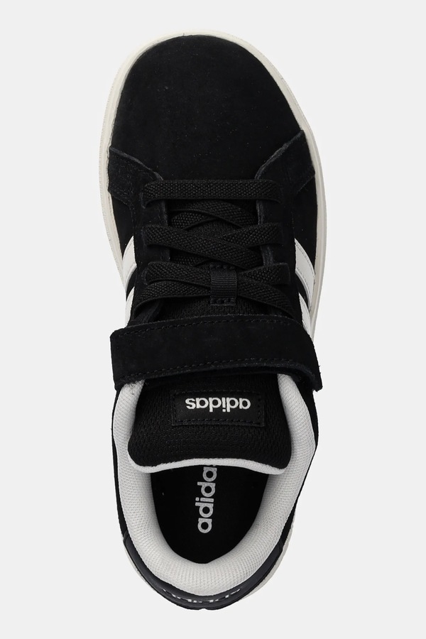 Дитячі кросівки adidas GRAND COURT 00s колір чорний фото 4