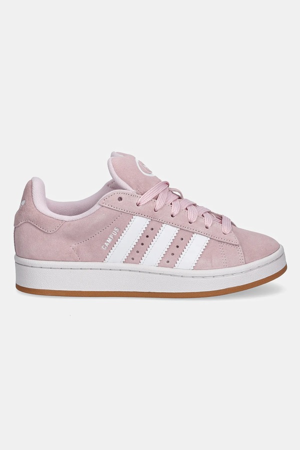 Замшевые кроссовки adidas Originals CAMPUS 00s цвет розовый