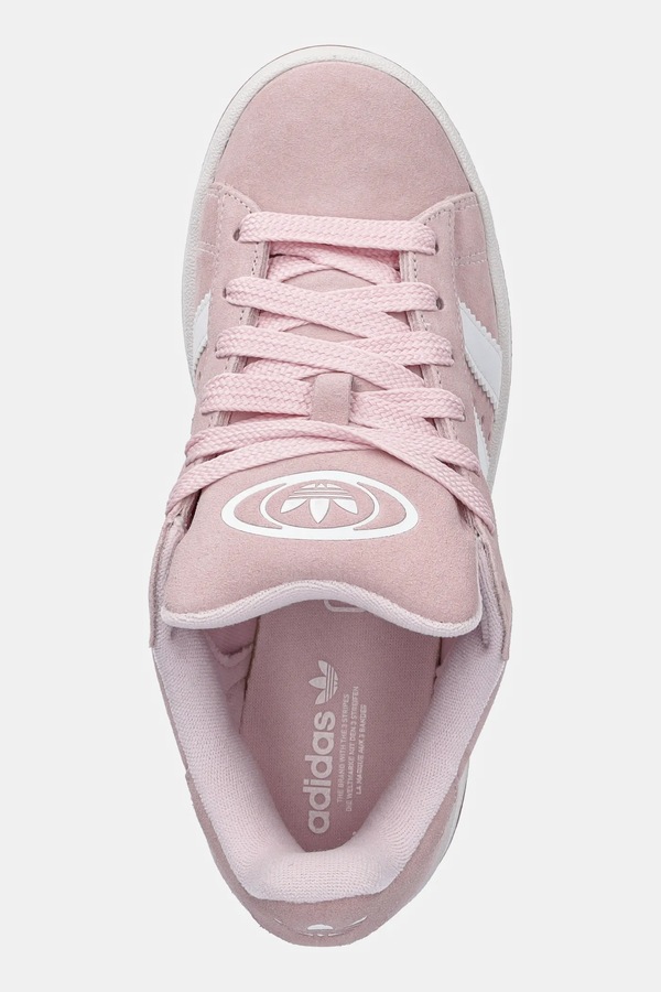 Замшеві кросівки adidas Originals CAMPUS 00s колір рожевий фото 4