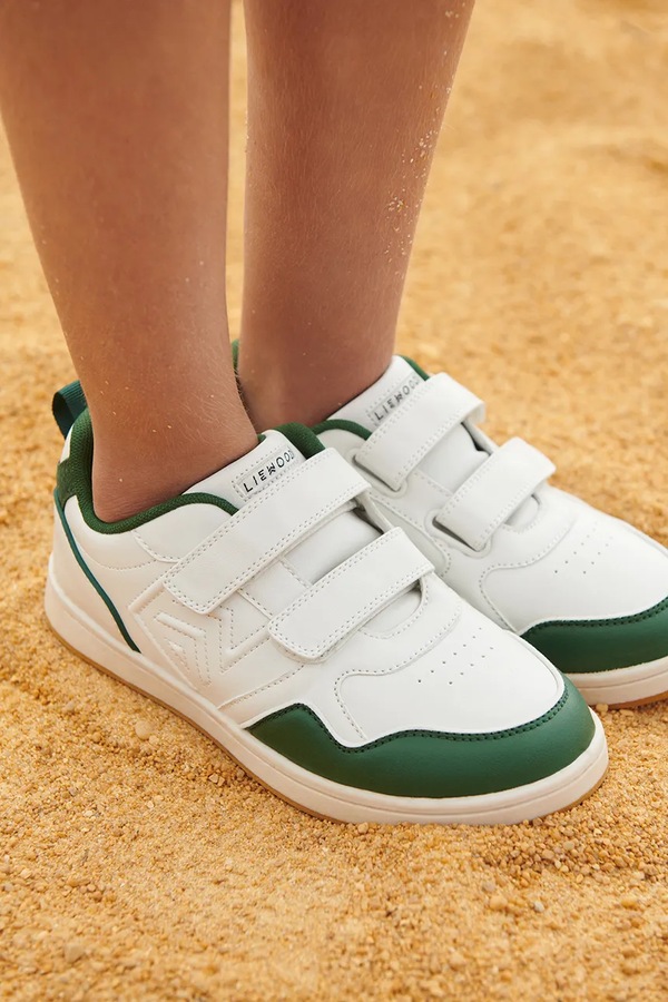Дитячі кросівки Liewood Claudina Sneakers колір зелений