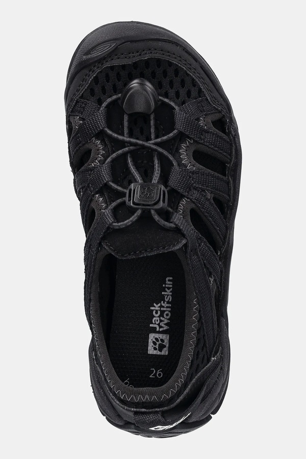 Дитячі сандалі Jack Wolfskin LEVENTE SANDAL K колір чорний фото 4