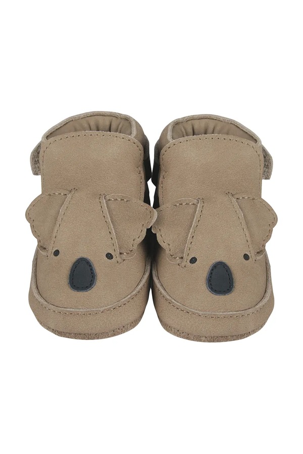 Замшевые кроссовки для младенцев Donsje Morris Sneakers Koala цвет бежевый фото 2