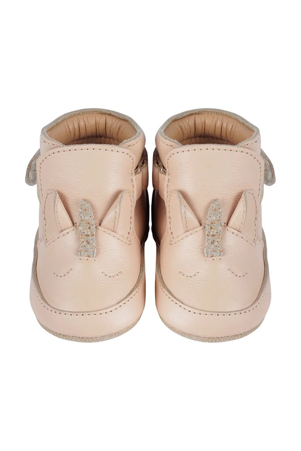 Кожаные кроссовки для младенцев Donsje Morris Sneakers Unicorn цвет розовый фото 2