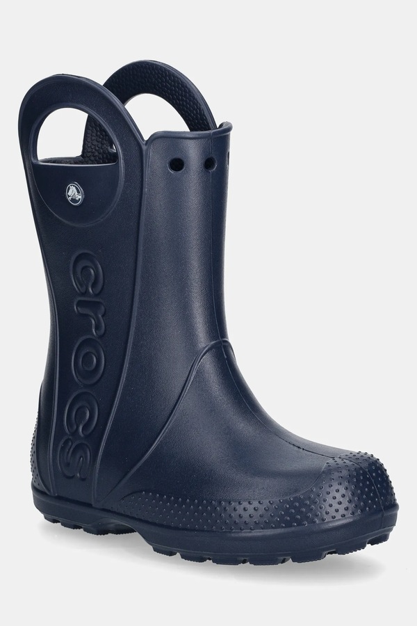 Резиновые сапоги детские Crocs HANDLE IT RAIN BOOT KIDS цвет темно-синий