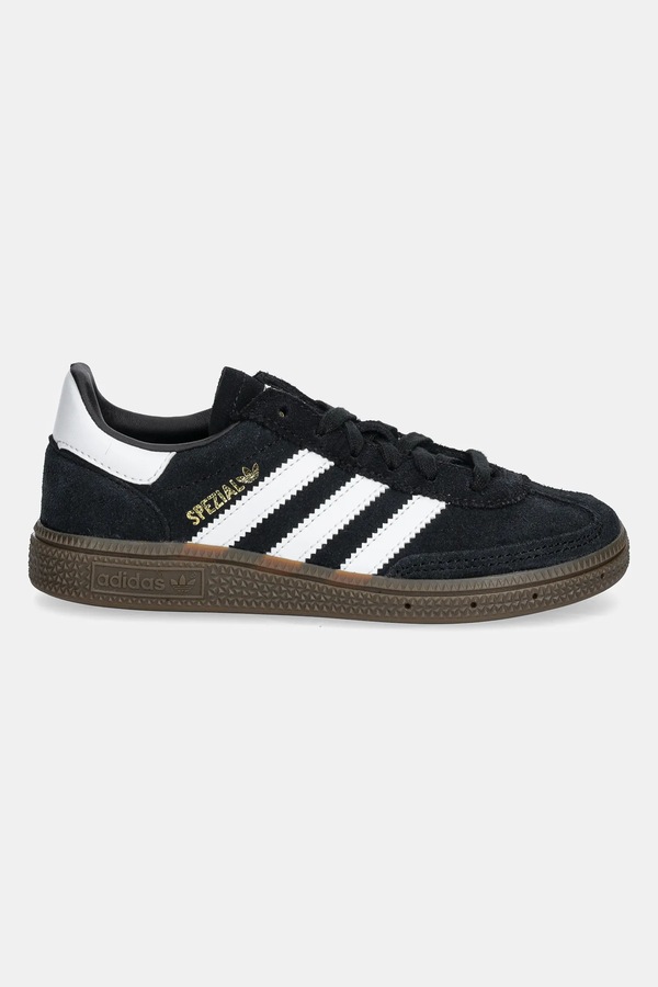 Замшеві кросівки adidas Originals HANDBALL SPEZIAL колір чорний