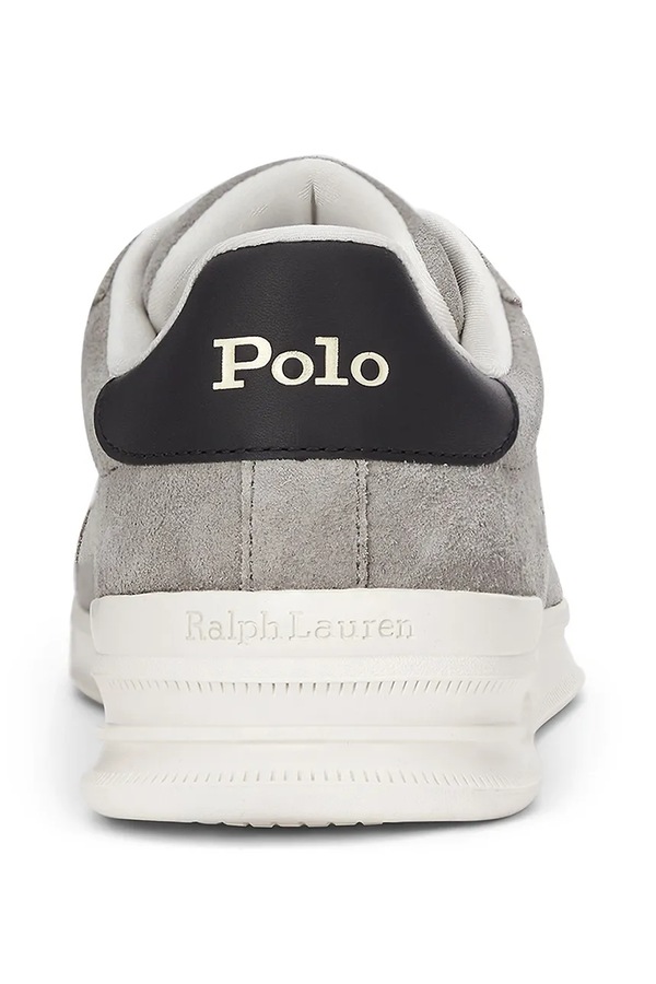 Замшеві кросівки Polo Ralph Lauren Hrt Crt Ii колір сірий фото 2