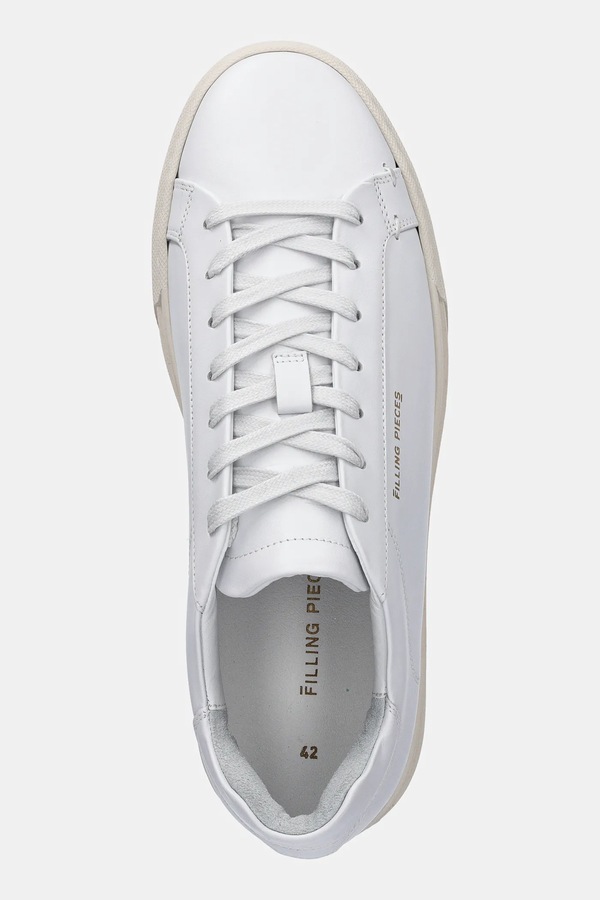 Шкіряні кросівки Filling Pieces Tiebreak Core колір білий фото 4