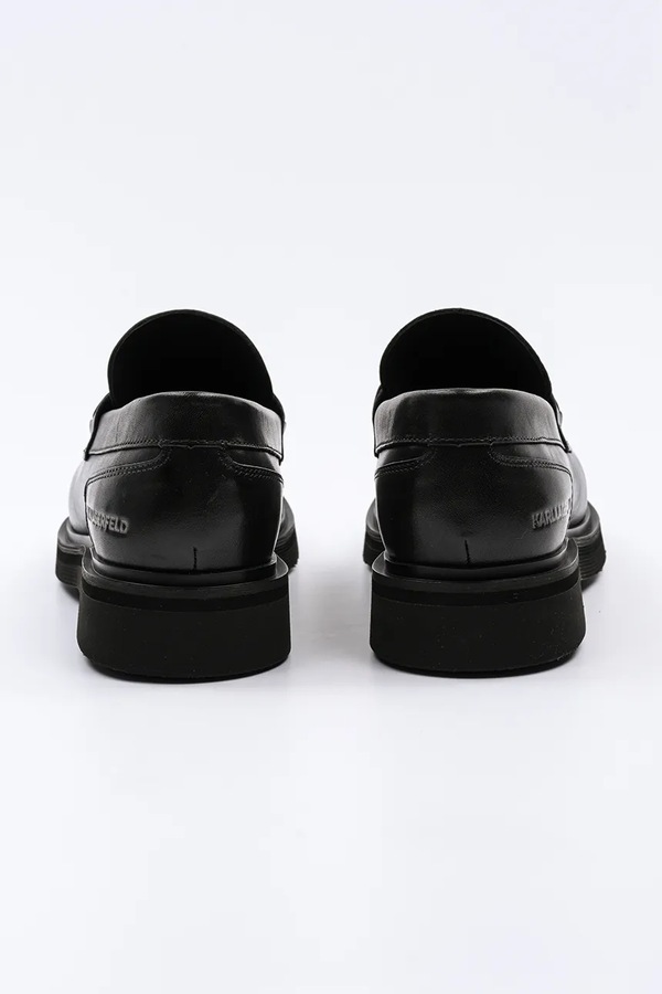 Кожаные мокасины Karl Lagerfeld KINGSTON цвет черный фото 2