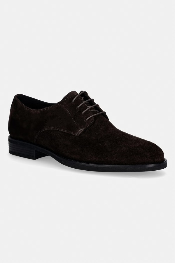 Замшеві туфлі Vagabond Shoemakers MARIO колір коричневий