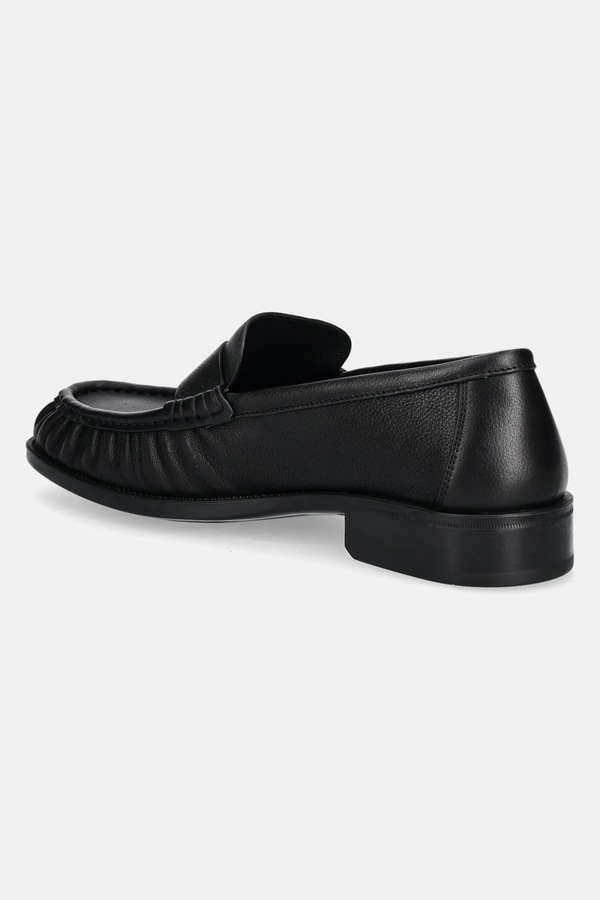 Шкіряні мокасини Giuseppe Zanotti Sorrento колір чорний фото 2