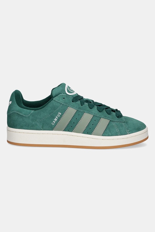 Замшеві кросівки adidas Originals Campus 00s колір зелений
