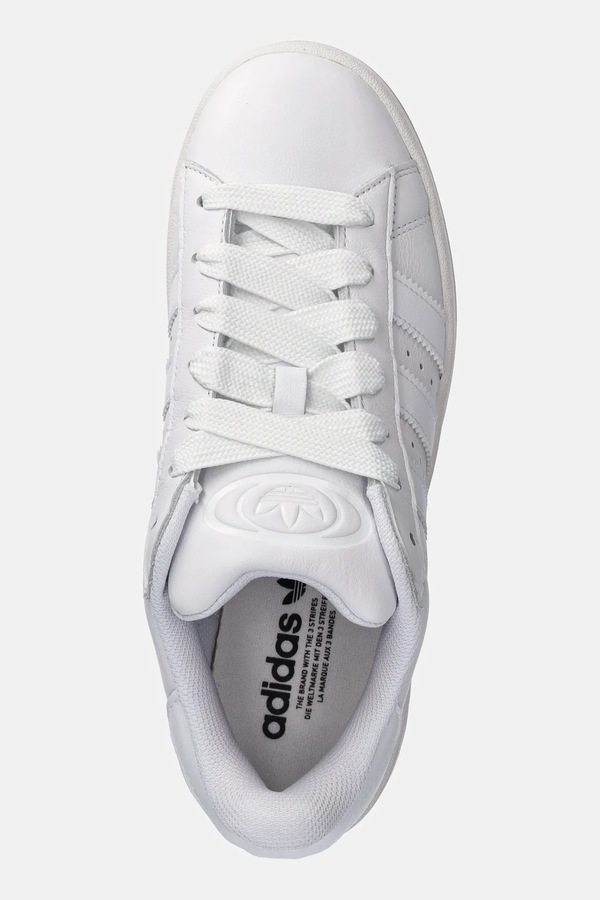 Шкіряні кросівки adidas Originals Campus 00s колір білий фото 4