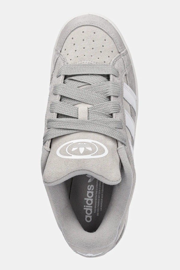 Замшеві кросівки adidas Originals Campus 00S Beta колір сірий фото 4