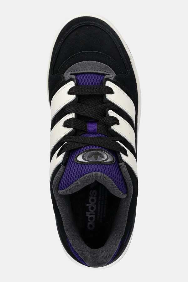 Замшеві кросівки adidas Originals Forum2000 колір чорний фото 4