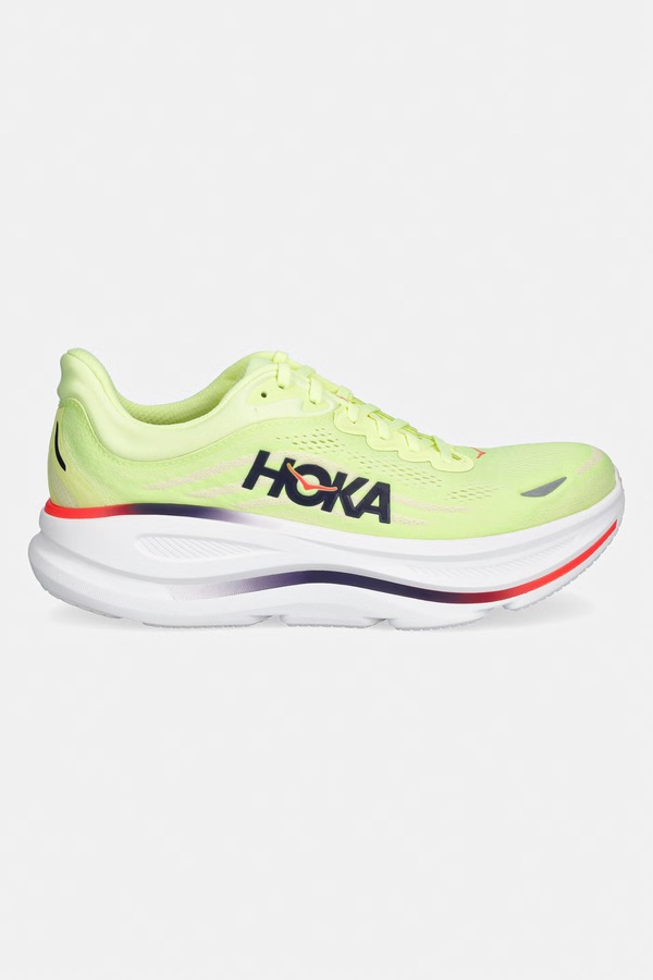 Bondi 9 кроссовки мужские Hoka цвет зеленый