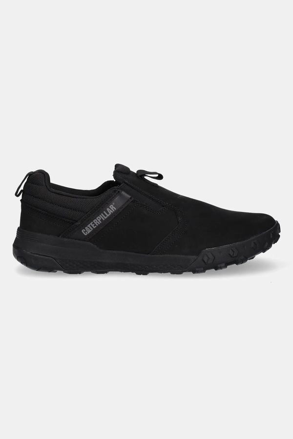 Кросівки з нубуку CAT Footwear HEX READY SLIP ON колір чорний