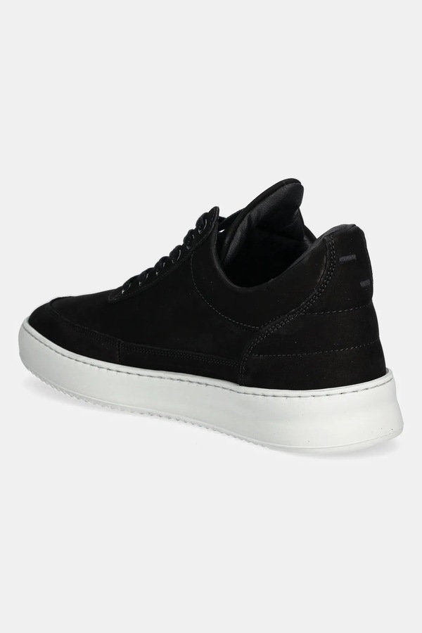 Кросівки з нубуку Filling Pieces Low Top Ripple Nubuck колір чорний фото 2