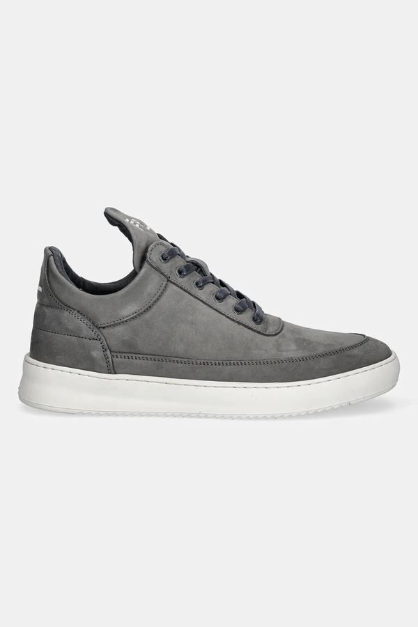 Кросівки з нубуку Filling Pieces Low Top Ripple Nubuck колір сірий