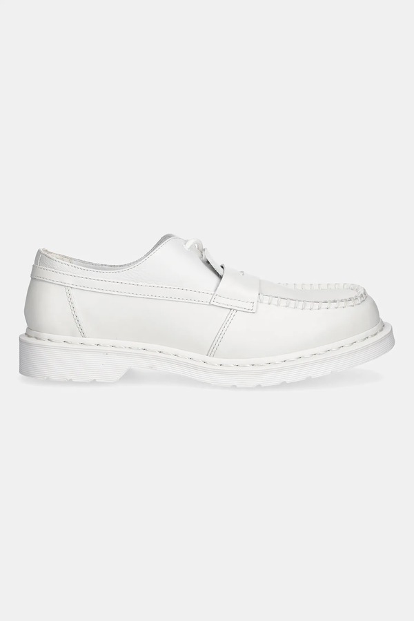 Шкіряні мокасини MM6 Maison Margiela x Dr. Martens колір білий