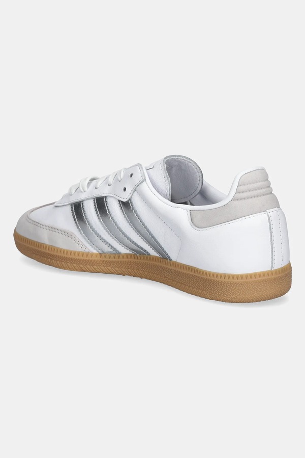 Шкіряні кросівки adidas Originals Samba OG колір білий фото 2