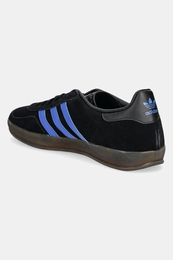 Замшеві кросівки adidas Originals Gazelle Indoor колір чорний фото 2