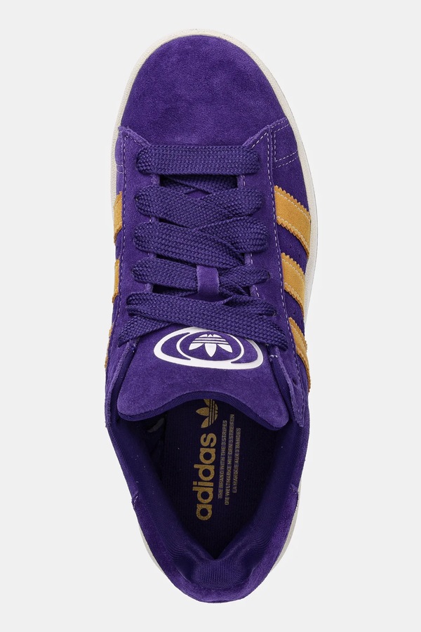 Замшеві кросівки adidas Originals Campus 00s колір фіолетовий фото 4