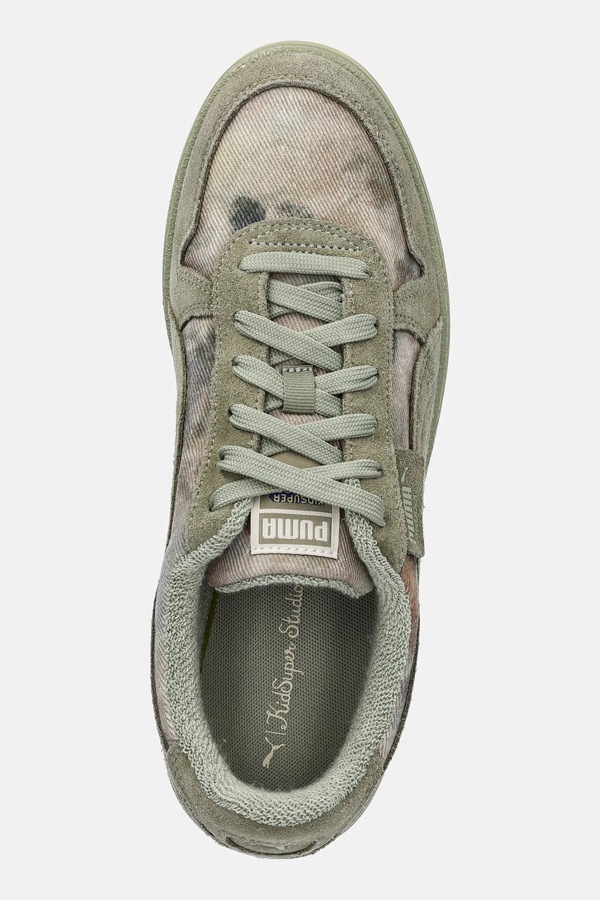 Кросівки Puma Indoor Dstrsd Kidsuper Lux колір зелений фото 4