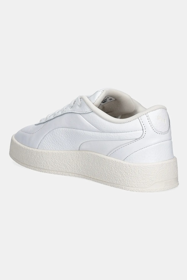 Кожаные кроссовки Puma CA Luxe цвет белый фото 2