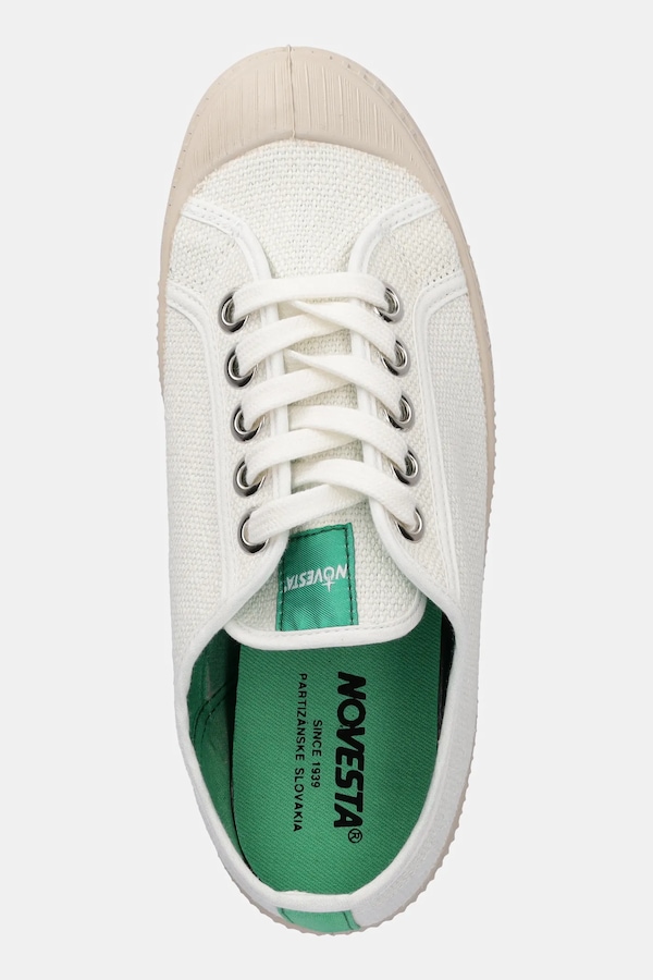 Кеди Novesta Star Master Hemp колір білий фото 4