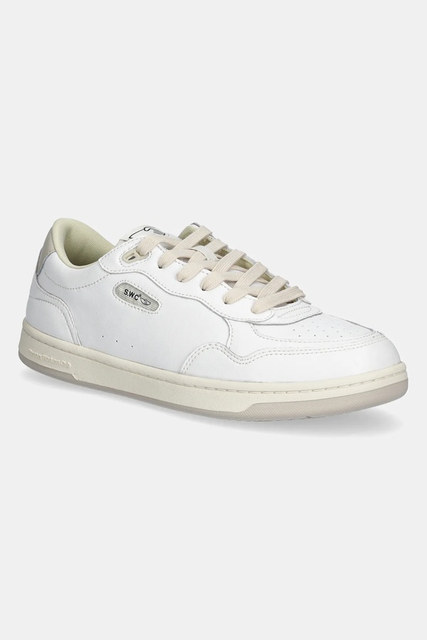 Шкіряні кросівки Stepney Workers Club PRO CUP 01 LEATHER колір білий
