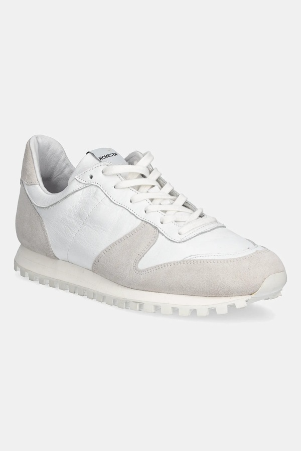 Шкіряні кросівки Novesta Marathon Leather колір білий