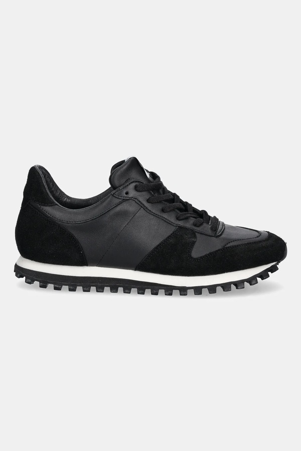 Кожаные кроссовки Novesta Marathon Leather цвет черный