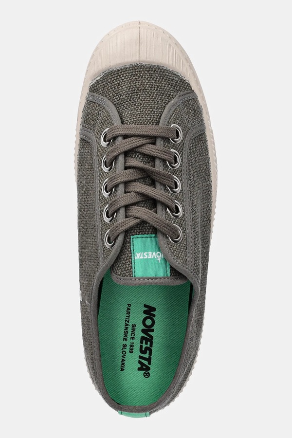 Кеди Novesta Star Master Hemp колір зелений фото 4