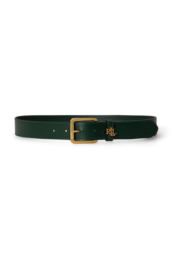 Ремень женский кожаный Lauren Ralph Lauren цвет зеленый фото 2