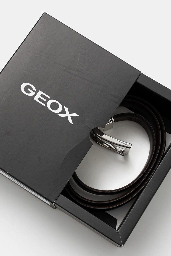 Ремінь Geox колір чорний фото 3
