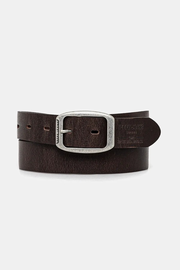 Ремінь Pepe Jeans FLOYD BELT колір коричневий фото 2