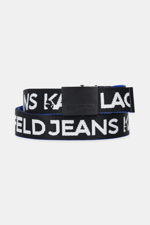 Двусторонний ремень Karl Lagerfeld Jeans цвет черный
