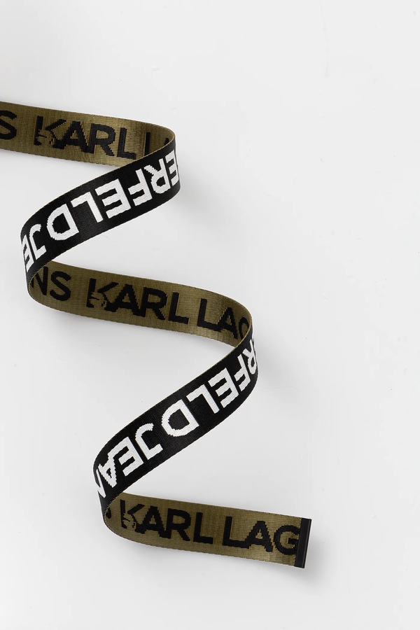 Двосторонній ремінь Karl Lagerfeld Jeans колір чорний фото 2
