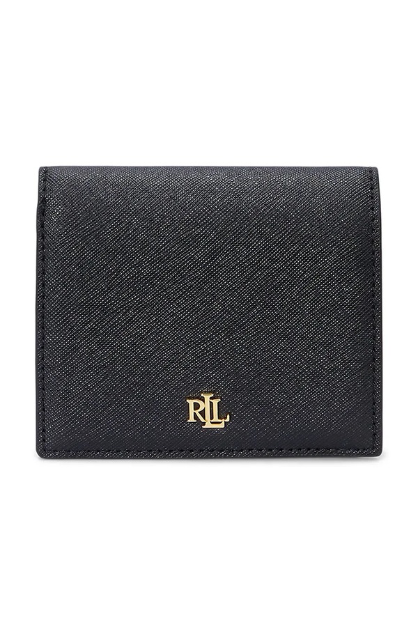 Гаманець жіночий шкіряний Lauren Ralph Lauren колір чорний