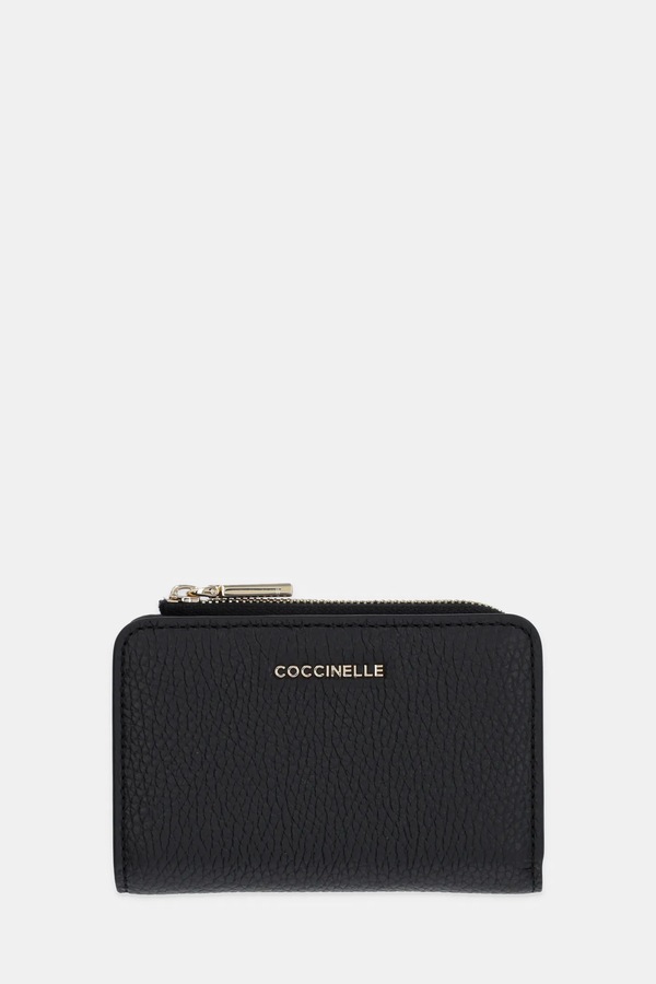 Кошелек женский кожаный Coccinelle цвет черный