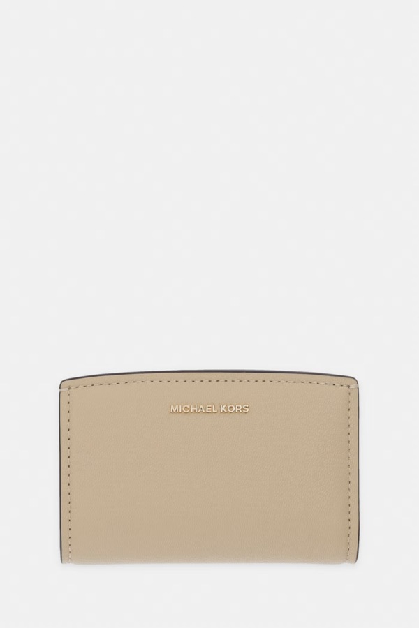 Кошелек женский кожаный MICHAEL Michael Kors цвет бежевый