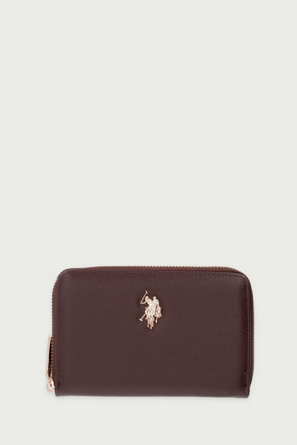 Гаманець зі штучної шкіри U.S. Polo Assn. Jones колір коричневий