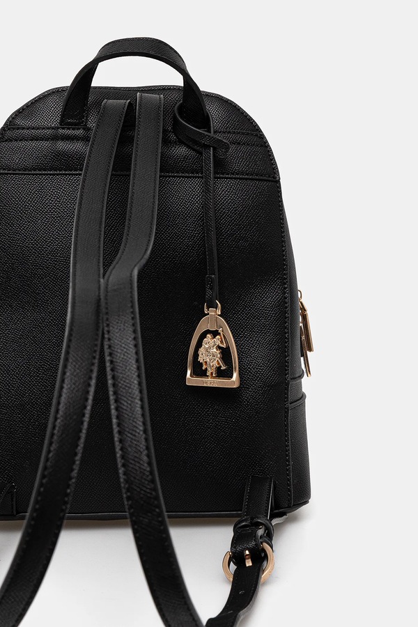 Рюкзак жіночий зі штучної шкіри U.S. Polo Assn. Jones колір чорний фото 2