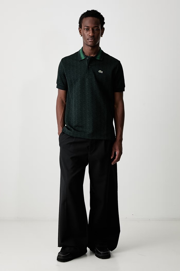 Поло чоловіче Lacoste колір зелений