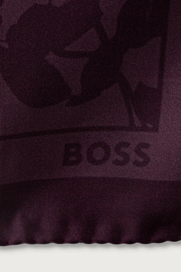 Хустка жіноча шовкова BOSS Lainy колір червоний