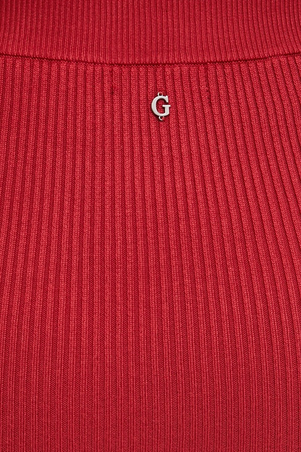 Спідниця Guess KATELYN колір бордовий фото 4